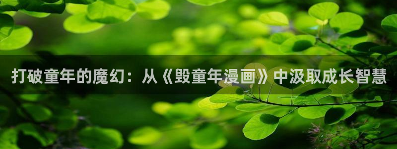 情趣漫画屋：打破童年的魔幻：从《毁童年漫画》中汲取成长智慧